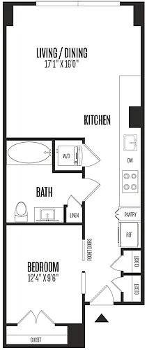 Floor plan Studio-STU