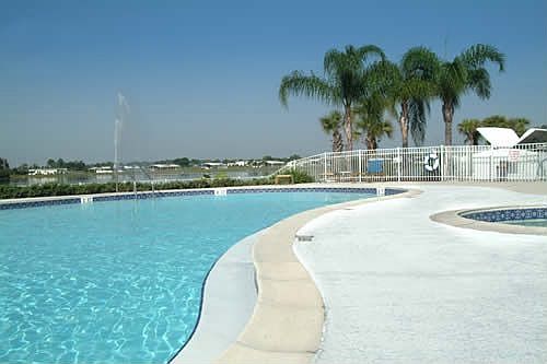 Sparkling Heated Pool 