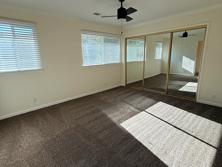 Largest upstairs bedroom with big closet and brand new carpet.