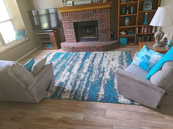 Fire place in living room