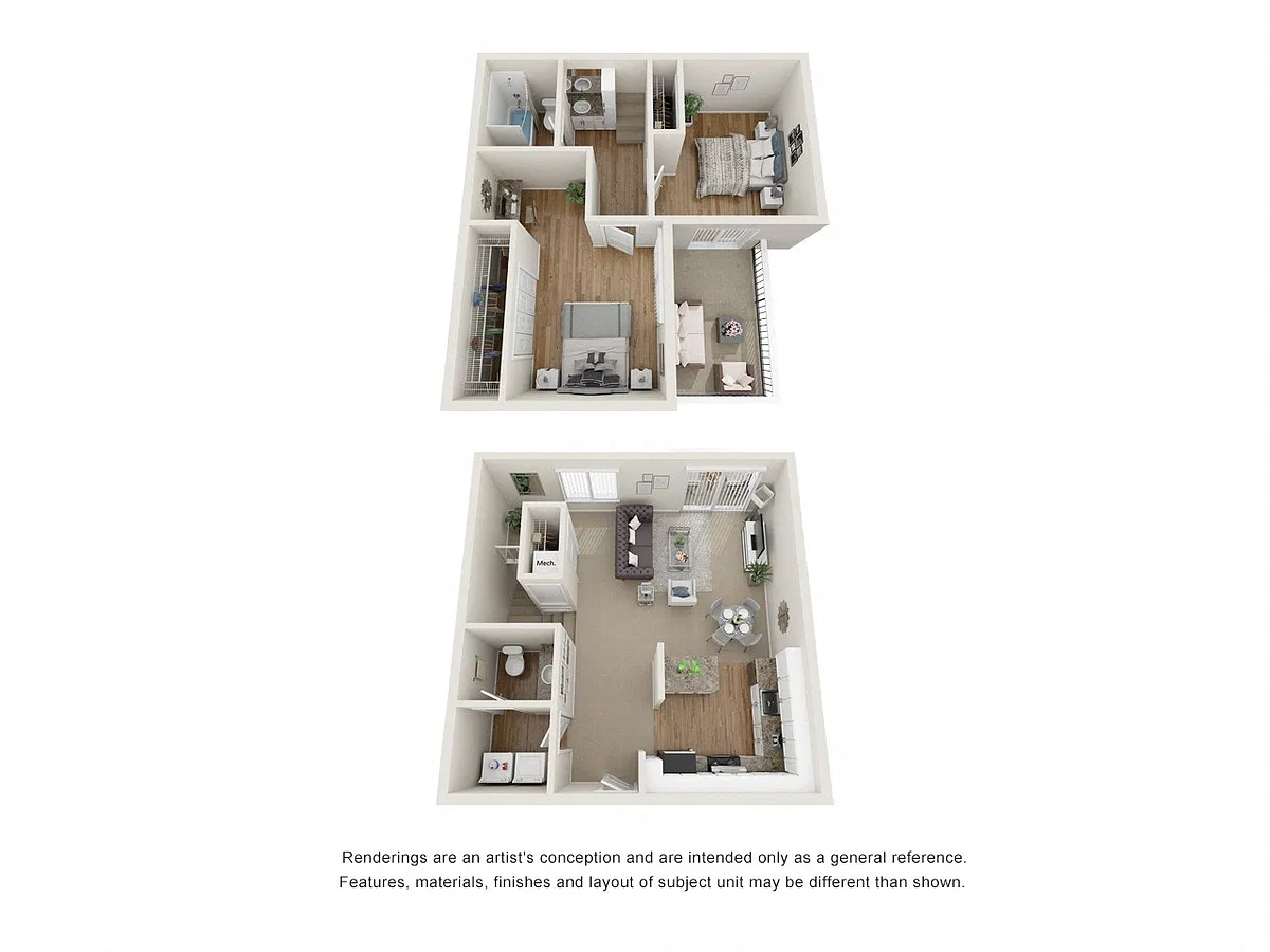 Floor plan The Willow Townhome