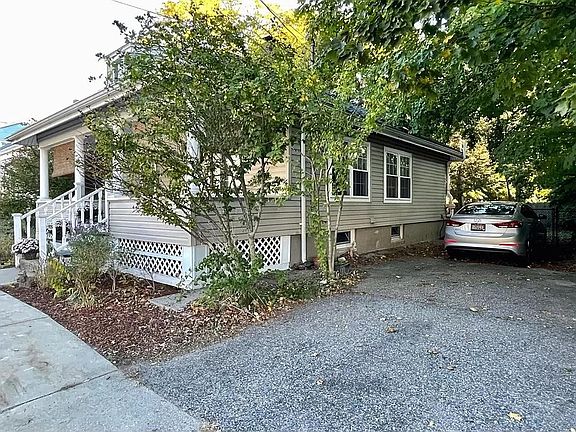 Driveway with space for two cars