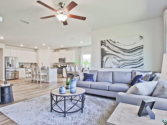 Nicholson II floorplan modeled at Towne Mill in Canton, GA.