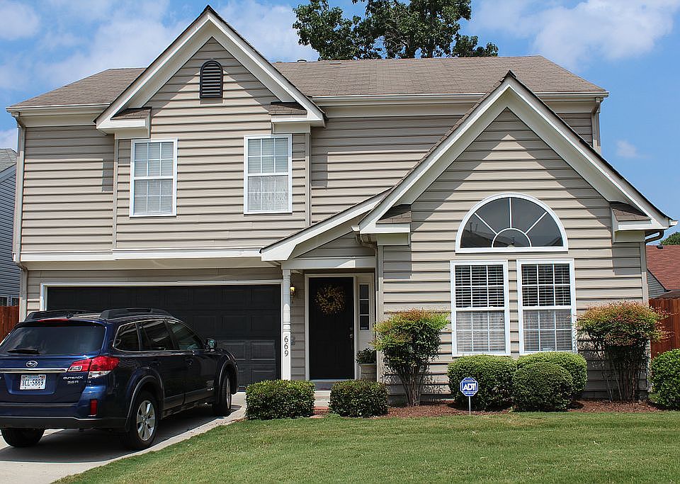 front of the house