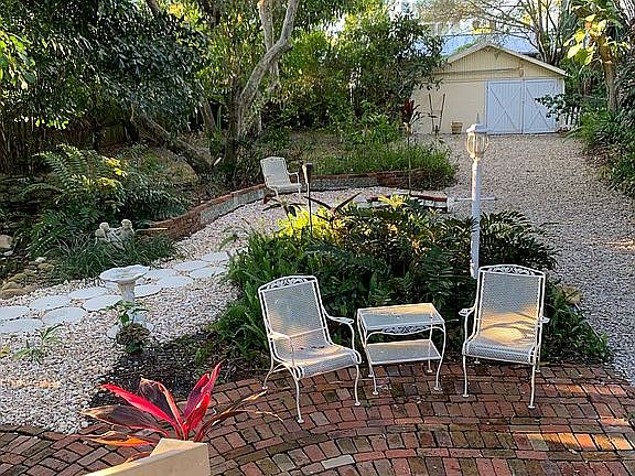 Back yard patio/driveway