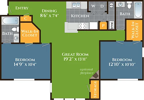 Floor plan Shenandoah