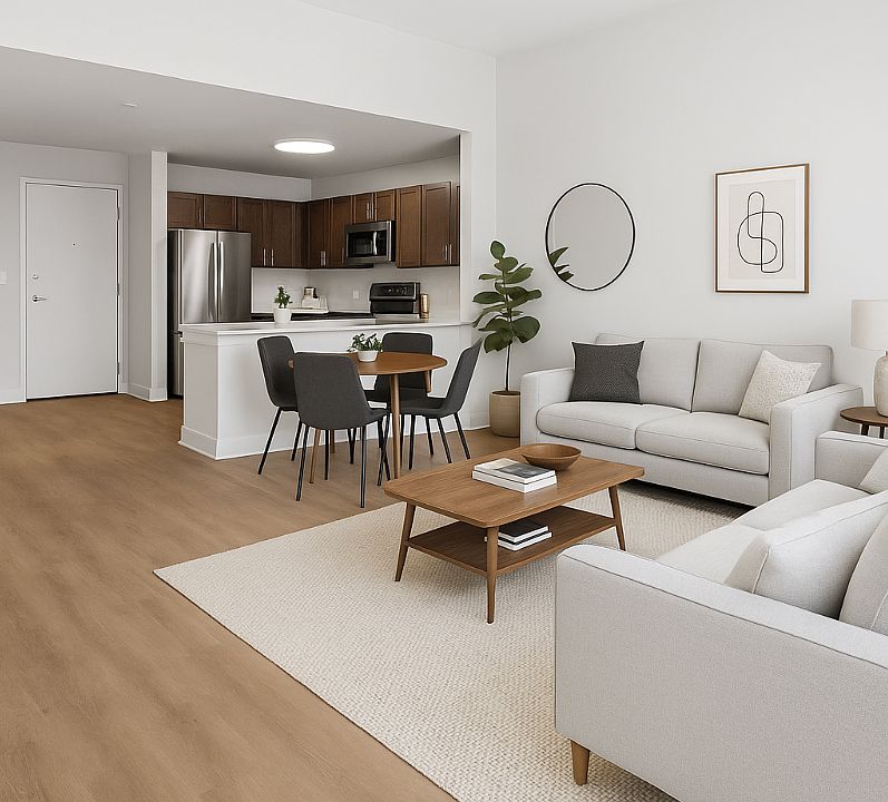 Living Room & Kitchen