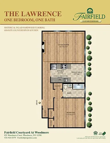 Floor plan The Lawrence