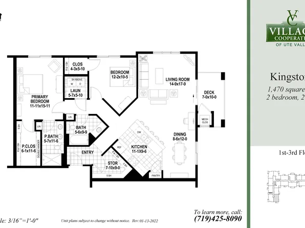 Kingston Plan, Village Cooperative of Ute Valley (Active Adults 55+)