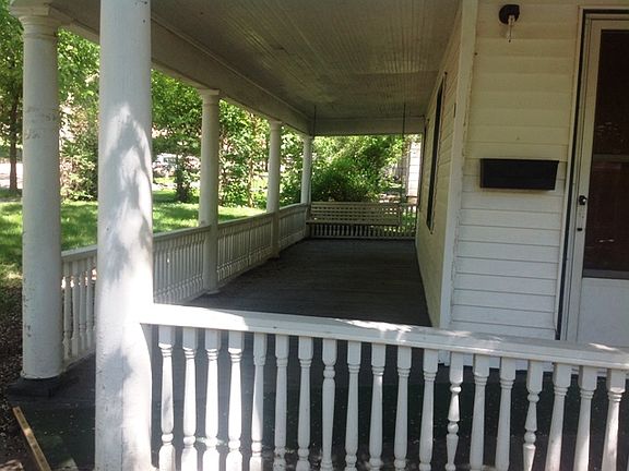 Wrap-around porch