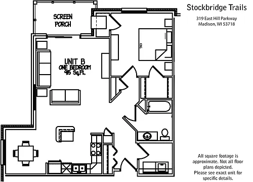 Floor plan Style B