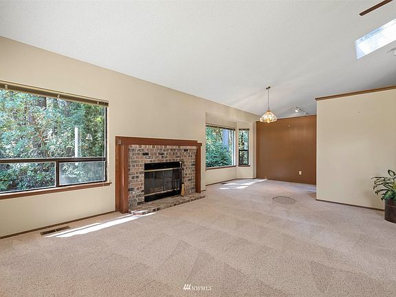 Like a tree house looking out the large windows!>
