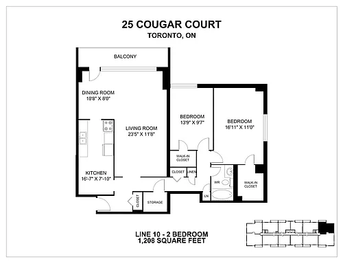 Floor plan 1110