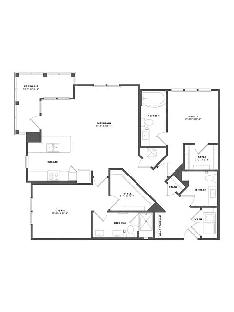 Floor plan B2