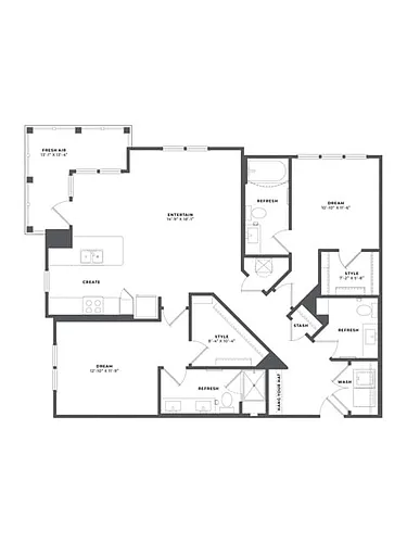 Floor plan B2