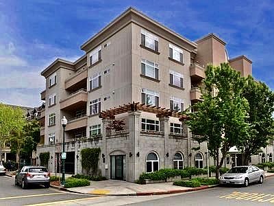 Corner View of The Burbank with Private Garage Entrance at Left