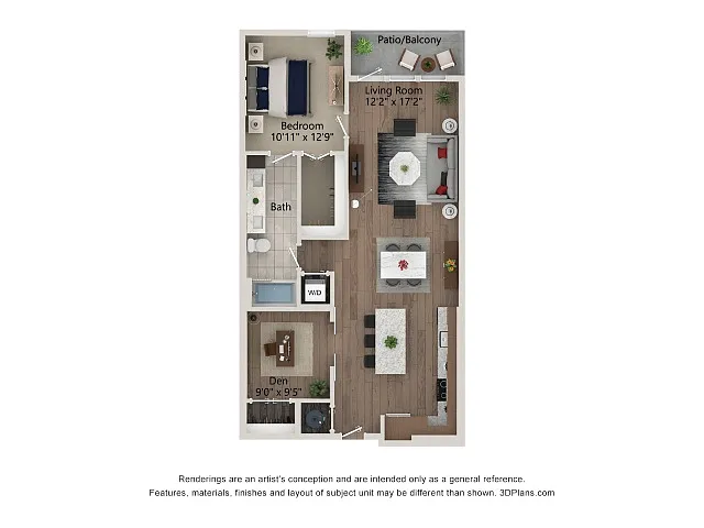 Floor plan A1D