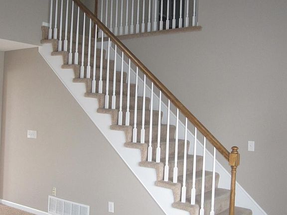 Living room view of stairs