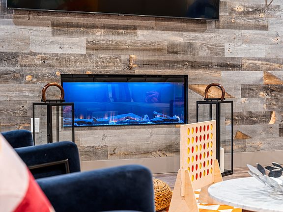 Revel Lobby Fireplace