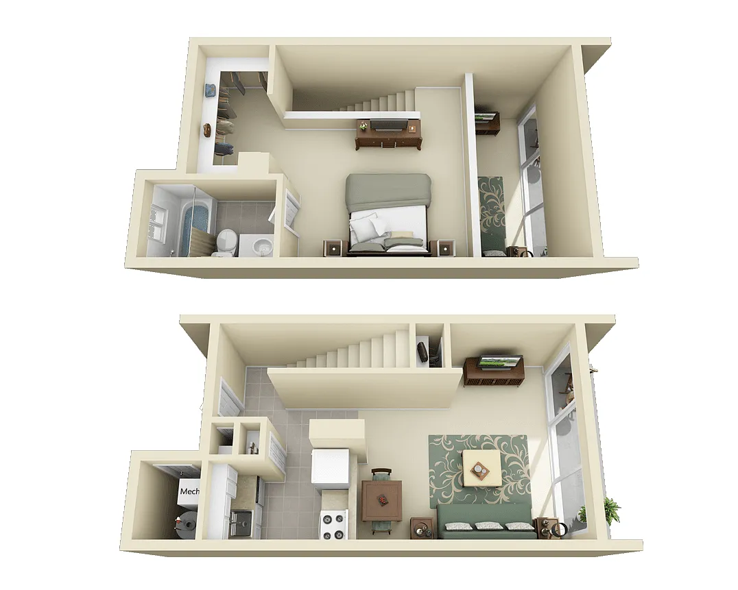 Floor plan Phase 1 Townhouse