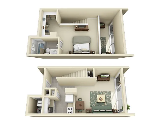 Floor plan Phase 1 Townhouse