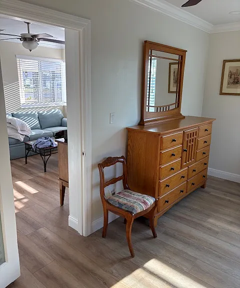 Bedroom into Living Room