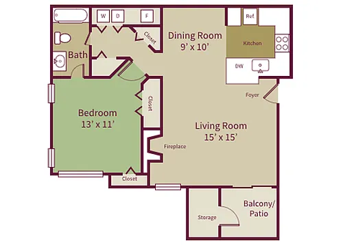 Floor plan Carlson