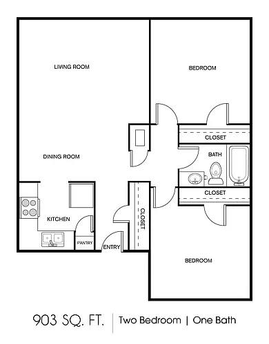 Floor plan B1B