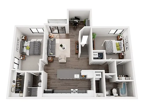 Floor plan Drake Upper