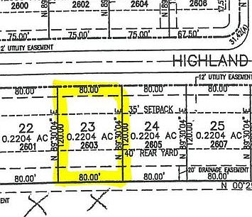 1st image of 2603 Highland Dr