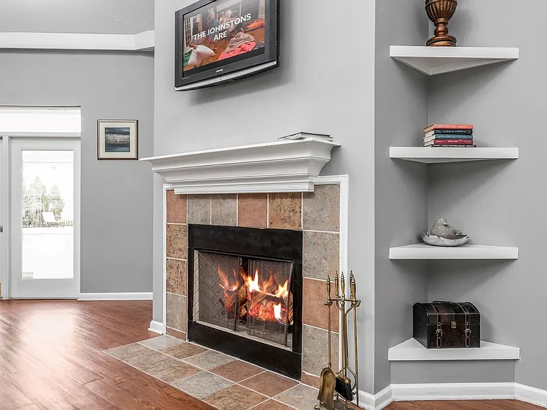 Beautiful Fireplace in Clubhouse