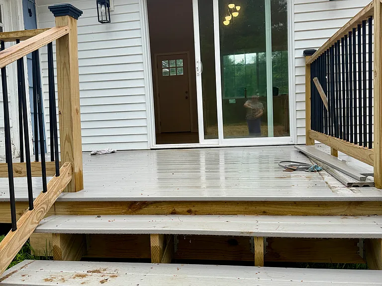 deck off of sunroom
