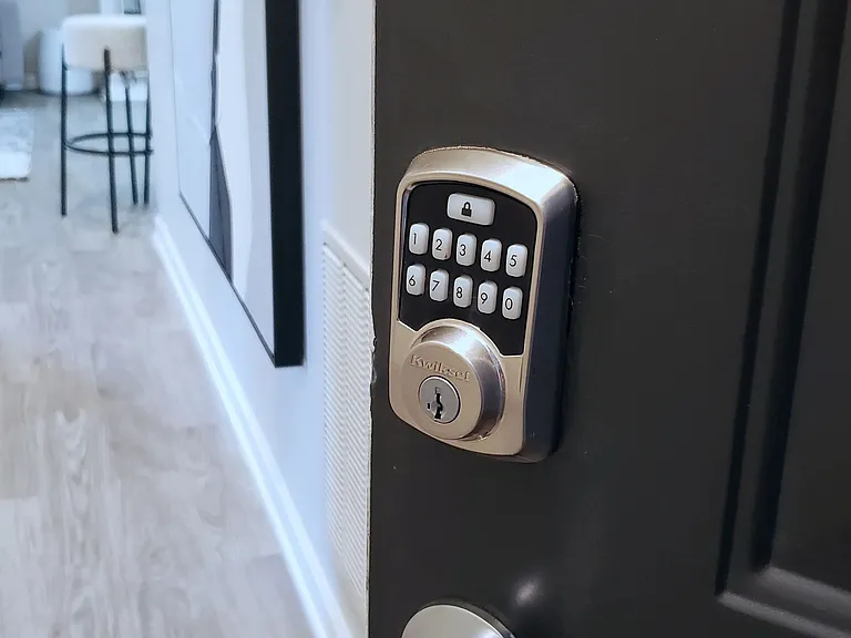 Seamlessly access your apartment with our cutting-edge smart locks available with every apartment home!
