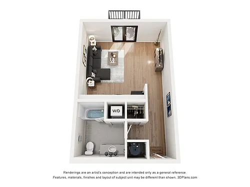 Floor plan Studio