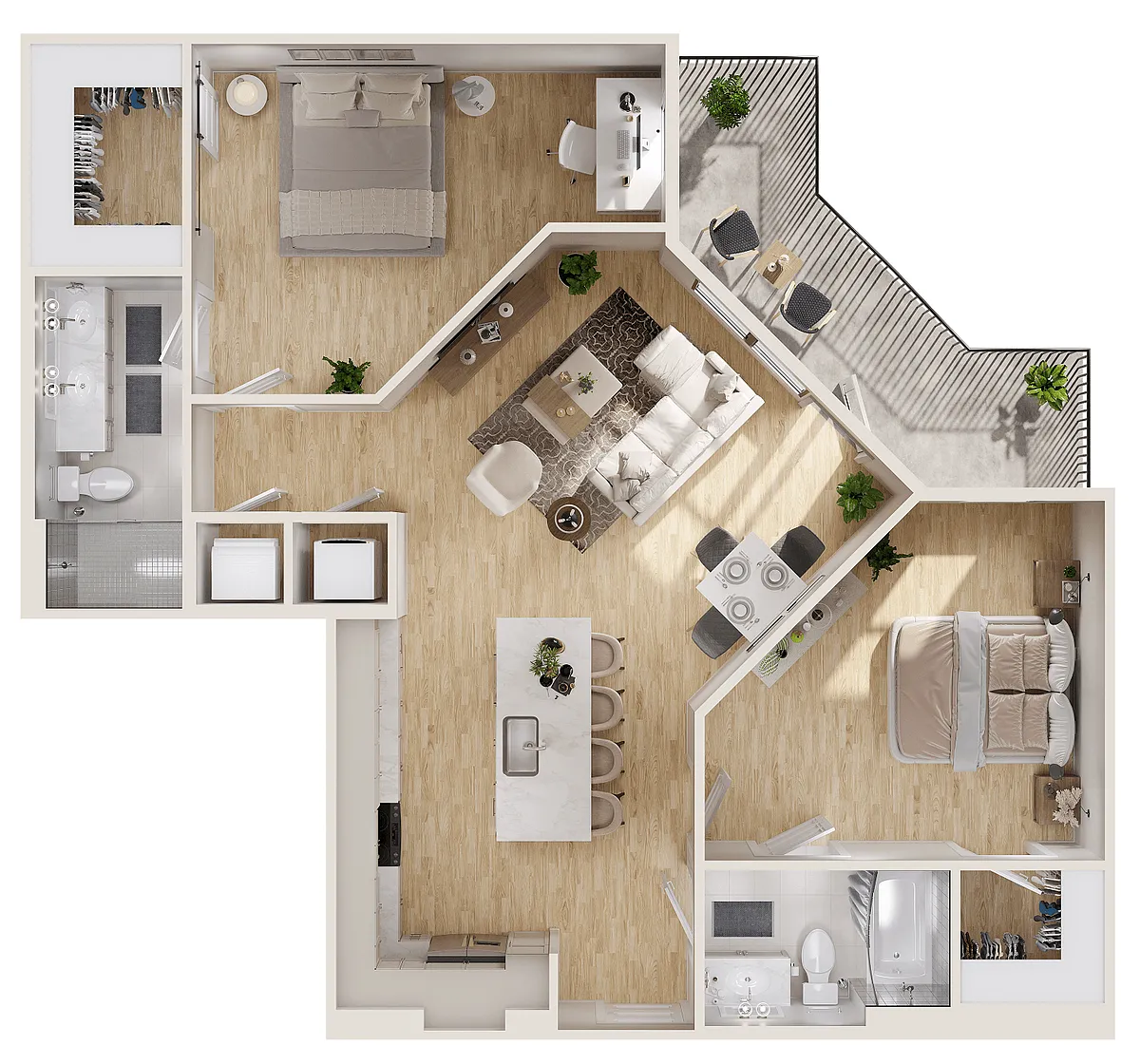 Floor plan B22