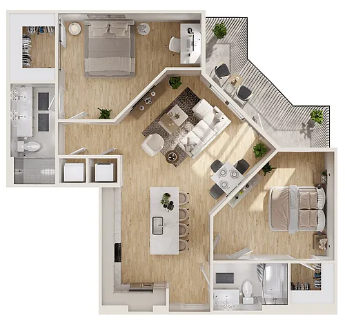 Floor plan B22
