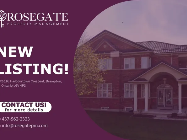 116 Harbourtown Cres #2, Brampton, ON L6V 4P3