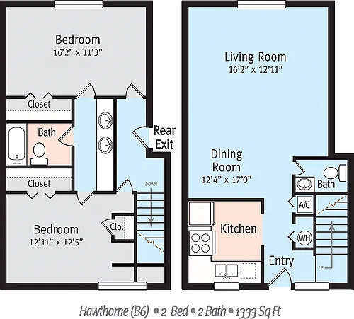 Floor plan THE HAWTHORNE