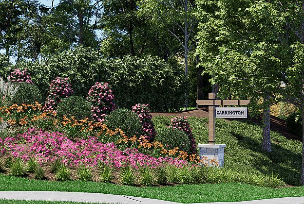 Enclave at Carrington Entrance Rendering