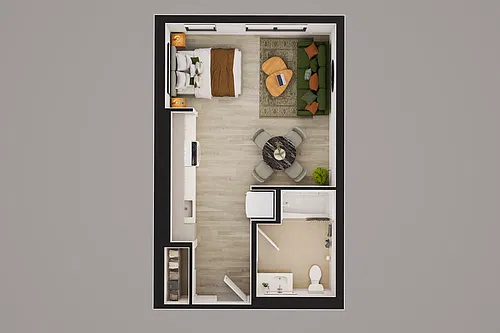 Floor plan Studio