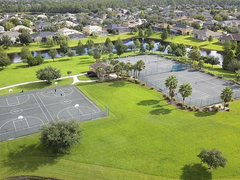 Park area#2: Tennis courts and Basketball Courts