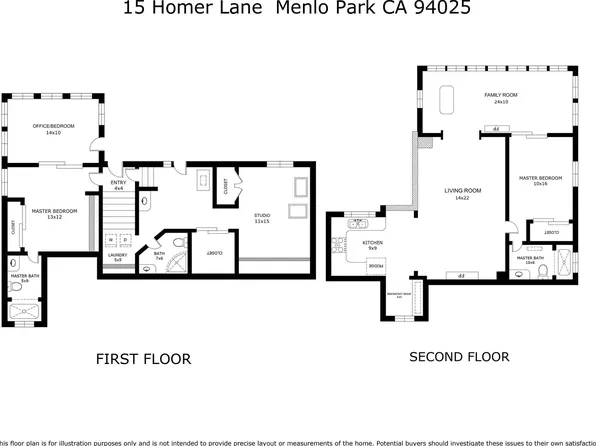 15 Homer Ln, Menlo Park, CA 94025