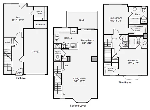 Floor plan B2T-1677
