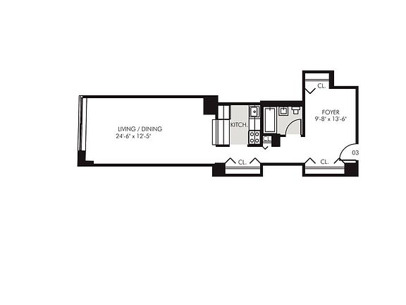 2nd image of 45 Wall St APT 903