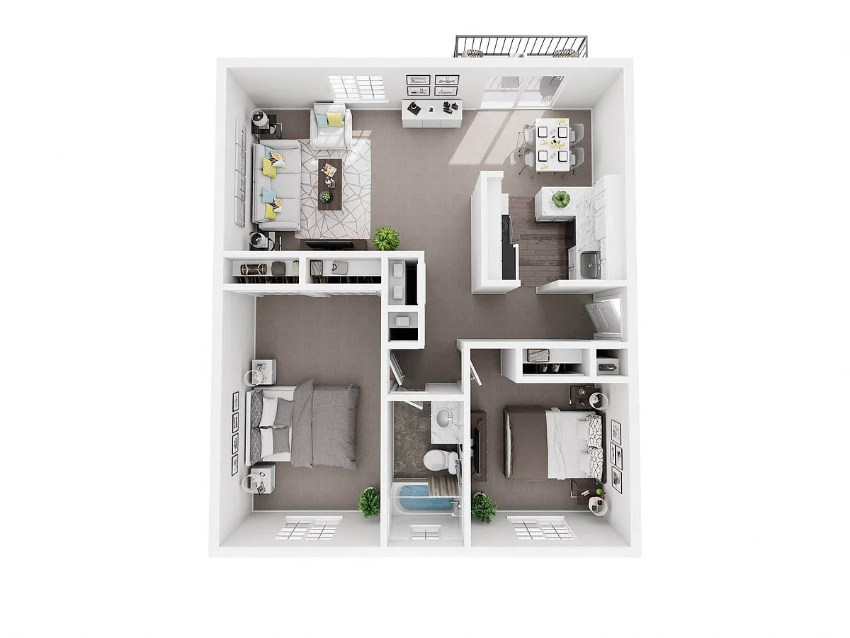 Floor plan Downing Renovated