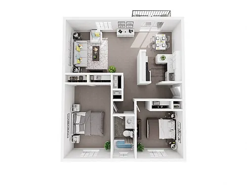 Floor plan Downing Renovated