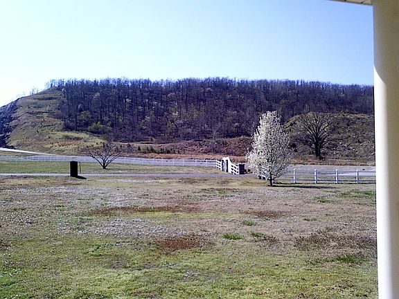 SW view off front porch.