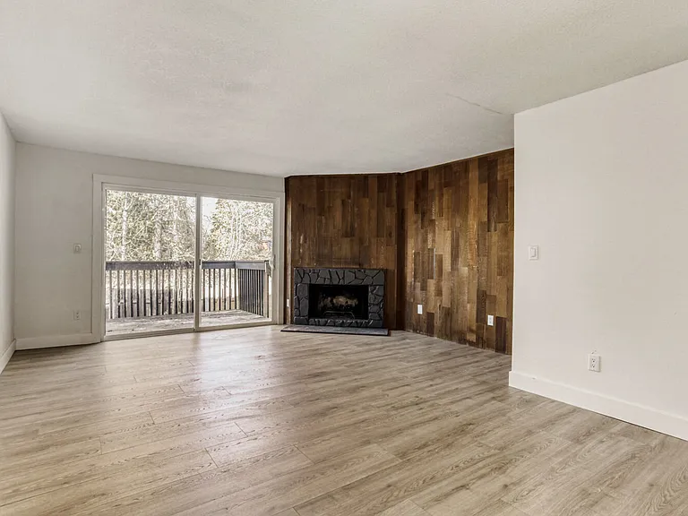 Fireplace and Deck