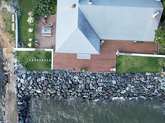New deck surrounds the entire house providing views from 270 degrees of the bay