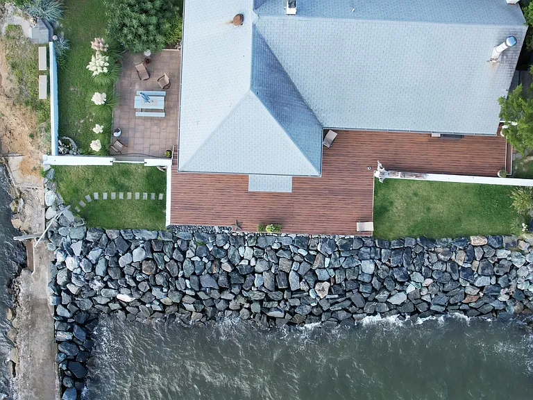 New deck surrounds the entire house providing views from 270 degrees of the bay